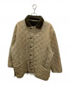 Barbourバブアー）の古着「MICROFIBRE POLARQUILT LONG」｜オリーブ