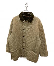 Barbour（バブアー）の古着「MICROFIBRE POLARQUILT LONG」｜オリーブ