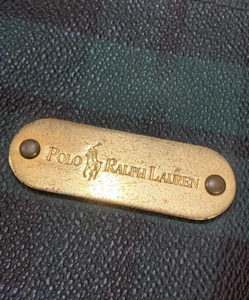 POLO RALPH LAUREN（ポロ・ラルフローレン）POLO RALPH LAUREN (ポロ・ラルフローレン) 古着ブラックウォッチボストンバッグ グリーンの古着・服飾アイテム