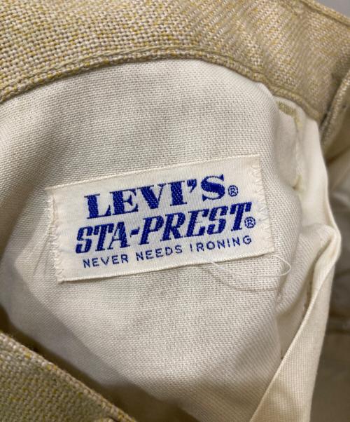 LEVI'S（リーバイス）LEVI'S (リーバイス) ヴィンテージスタプレパンツ ベージュ サイズ:SIZE 78.5cm (W31)の古着・服飾アイテム