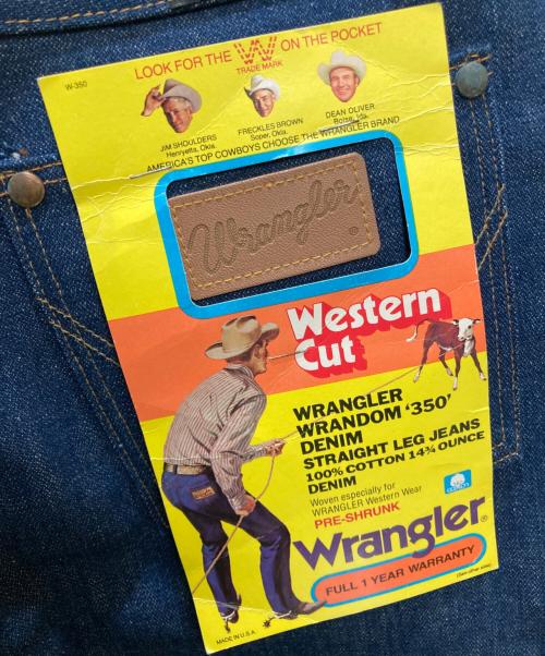 Wrangler（ラングラー）Wrangler (ラングラー) 70's-80'sデニムパンツ インディゴ サイズ:実寸(ウエスト約76cm 股下約87cm)の古着・服飾アイテム