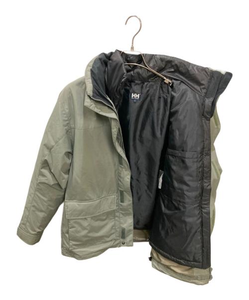 HELLY HANSEN（ヘリーハンセン）HELLY HANSEN (ヘリーハンセン) ３WAYダウンジャケット カーキ サイズ:Lの古着・服飾アイテム