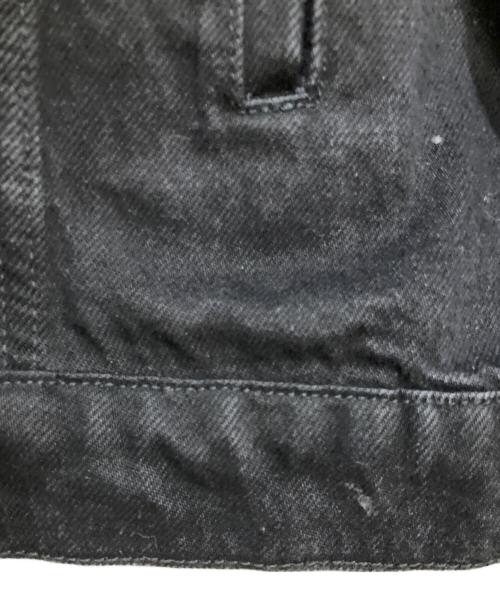 AFB（エーエフビー）AFB (エーエフビー) OVERSIZED PATCHED DENIM JACKET / デニムジャケット ブラック サイズ:ＸＬの古着・服飾アイテム