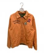 SASQUATCHfabrix.サスクワッチファブリックス）の古着「リバーシブルジャケット」｜オレンジ×グリーン