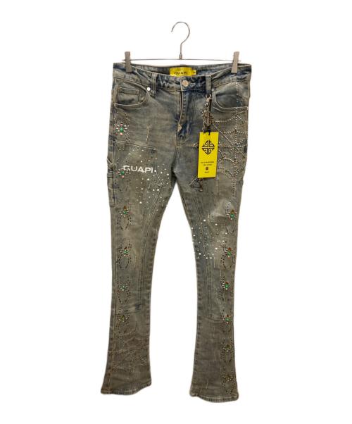 GUAPI（グアピ）guapi (グアピ) EMERALD SPIDER DENIM/デニムパンツ インディゴ サイズ:SIZE 76cm (W30・M)の古着・服飾アイテム