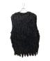 BEDWIN &THE HEARTBREAKERS (ベドウィンアンドザ ハートブレイカーズ) LONG HAIR MOHAIR VEST  CHEWIE / ロングヘアーベスト ブラック サイズ:M：12000円