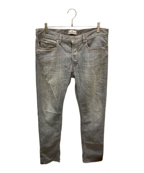 STONE ISLAND（ストーンアイランド）STONE ISLAND (ストーンアイランド) TYPE SLバックポケットワッペンデニムパンツ グレー サイズ:SIZE 86cm (W34・L)の古着・服飾アイテム