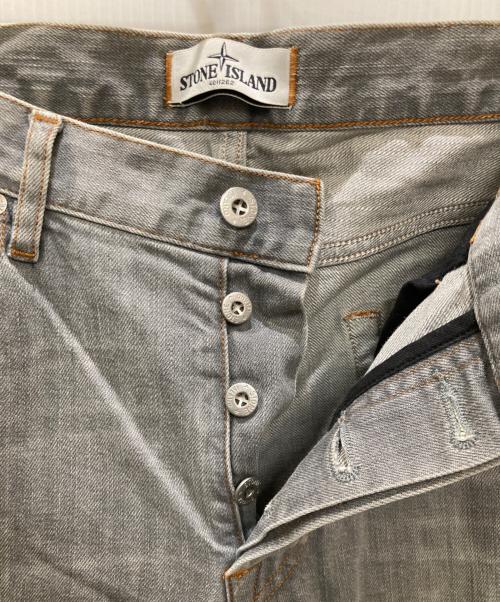 STONE ISLAND（ストーンアイランド）STONE ISLAND (ストーンアイランド) TYPE SLバックポケットワッペンデニムパンツ グレー サイズ:SIZE 86cm (W34・L)の古着・服飾アイテム