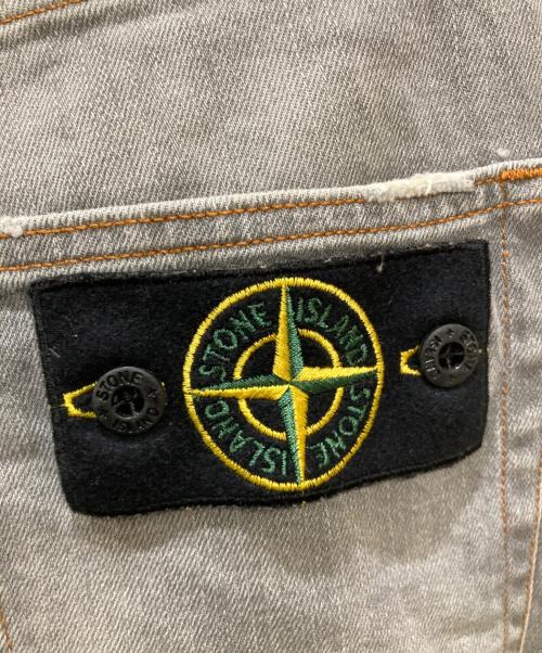 STONE ISLAND（ストーンアイランド）STONE ISLAND (ストーンアイランド) TYPE SLバックポケットワッペンデニムパンツ グレー サイズ:SIZE 86cm (W34・L)の古着・服飾アイテム