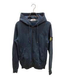 STONE ISLAND（ストーンアイランド）の古着「ガーメントダイジップフーディ / パーカー」｜ネイビー
