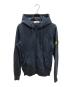 STONE ISLAND（ストーンアイランド）の古着「ガーメントダイジップフーディ / パーカー」｜ネイビー