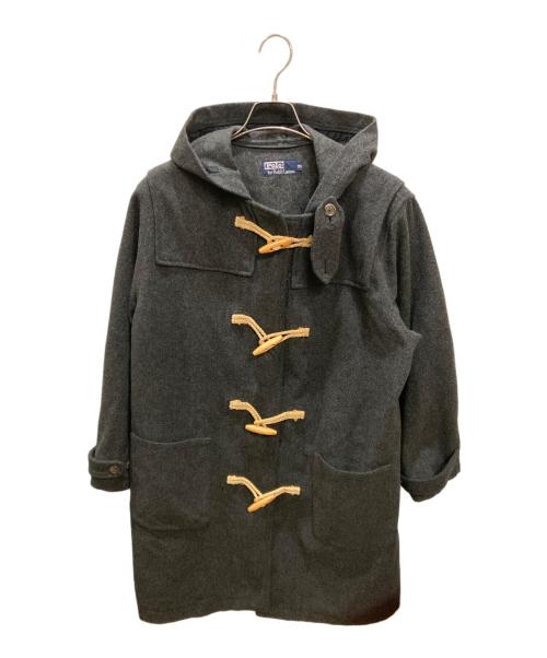 POLO RALPH LAUREN（ポロ・ラルフローレン）POLO RALPH LAUREN (ポロ・ラルフローレン) 古着ロングダッフルコート グレー サイズ:170の古着・服飾アイテム