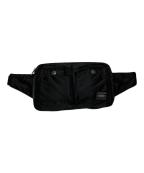 PORTERポーター）の古着「WAIST BAG/ウエストバッグ」｜ブラック