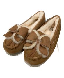 UGG（アグ）の古着「ANSLEY モカシンシューズ / ムートン アンスレ」｜ブラウン