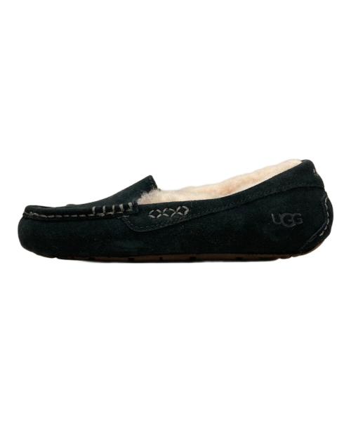 UGG（アグ）UGG (アグ) ANSLEY モカシンシューズ / ムートン ブラック サイズ:24cmの古着・服飾アイテム