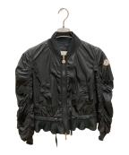 MONCLERモンクレール）の古着「VERHUELLペプラムジャケット」｜ブラック