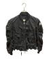 MONCLER（モンクレール）の古着「VERHUELLペプラムジャケット」｜ブラック