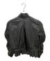 MONCLER (モンクレール) VERHUELLペプラムジャケット ブラック：60000円