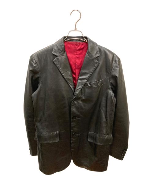 Aero LEATHER（エアロレザー）Aero LEATHER (エアロレザー) レザーテーラードジャケット ブラック サイズ:Sの古着・服飾アイテム