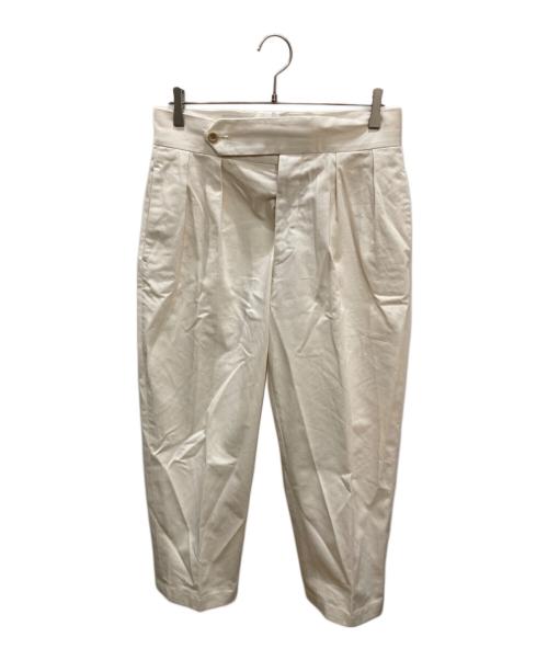 Tangent（タンジェント）Tangent (タンジェント) BRITISH GURKHA TROUSERS アイボリー サイズ:46の古着・服飾アイテム