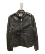 DIESELディーゼル）の古着「D-JEI-SP-NE/デニムジャケット」｜ブラック