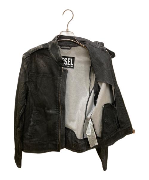 DIESEL（ディーゼル）DIESEL (ディーゼル) D-JEI-SP-NE/デニムジャケット ブラック サイズ:Mの古着・服飾アイテム
