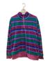 SUPREME（シュプリーム）の古着「Stripe Velour Half Zip Pullover / ベロアプルオーバー」｜パープル