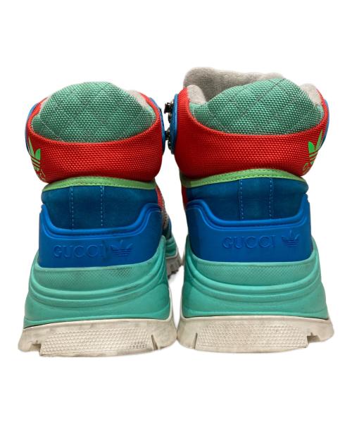 GUCCI（グッチ）GUCCI (グッチ) adidas (アディダス) アプレスキー レースアップブーツ ブルー サイズ:7の古着・服飾アイテム