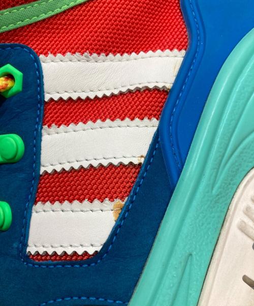 GUCCI（グッチ）GUCCI (グッチ) adidas (アディダス) アプレスキー レースアップブーツ ブルー サイズ:7の古着・服飾アイテム