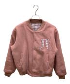 Fake Ass Flowersフェイク アス フラワーズ）の古着「Logo Team Jacket」｜ピンク