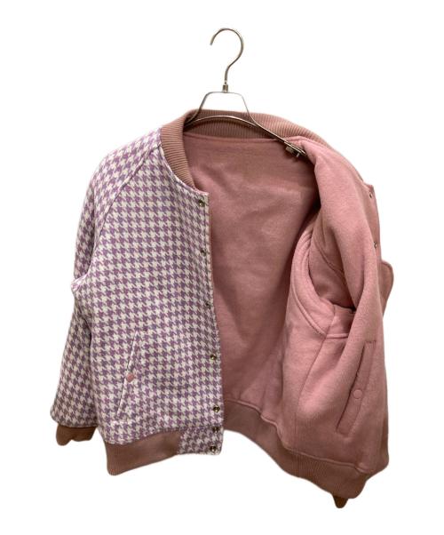 Fake Ass Flowers（フェイク アス フラワーズ）Fake Ass Flowers (フェイク アス フラワーズ) Logo Team Jacket ピンク サイズ:2の古着・服飾アイテム