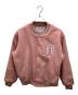 Fake Ass Flowers（フェイク アス フラワーズ）の古着「Logo Team Jacket」｜ピンク