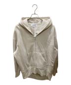 L'appartementアパルトモン）の古着「WIDE FULLZIP HOODIE」｜アイボリー
