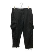stussyステューシー）の古着「リップストップ サープラス カーゴパンツ」｜ブラック