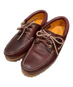 Timberlandティンバーランド）の古着「3EYEクラシックデッキシューズ」｜バーガンディー