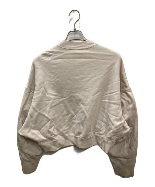 Mame Kurogouchi（マメクロゴウチ）Mame Kurogouchi (マメクロゴウチ) Cording Embroidery Cropped Sweatshirt ベージュ サイズ:2の古着・服飾アイテム
