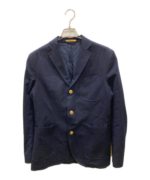 Rugby Ralph Lauren（ラグビーラルフローレン）Rugby Ralph Lauren (ラグビーラルフローレン) 金釦混ブレザー ネイビー サイズ:Sの古着・服飾アイテム
