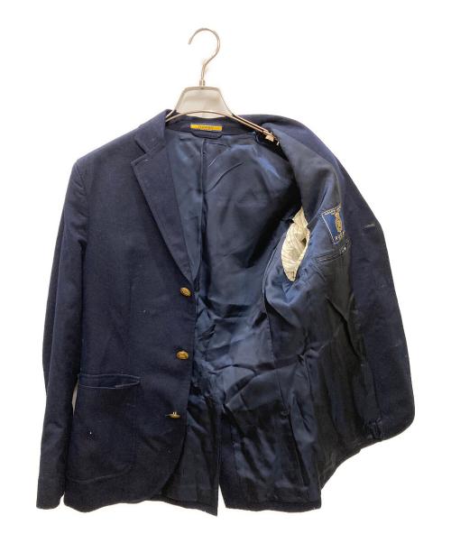 Rugby Ralph Lauren（ラグビーラルフローレン）Rugby Ralph Lauren (ラグビーラルフローレン) 金釦混ブレザー ネイビー サイズ:Sの古着・服飾アイテム