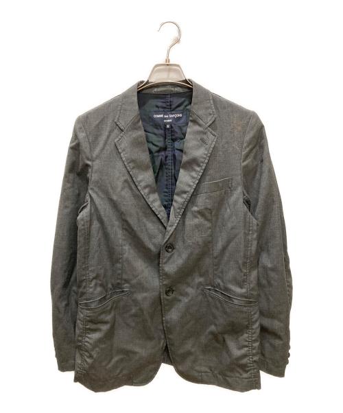 COMME des GARCONS HOMME（コムデギャルソン オム）COMME des GARCONS HOMME (コムデギャルソン オム) 製品縮絨テーラードジャケット ブラウン サイズ:Sの古着・服飾アイテム