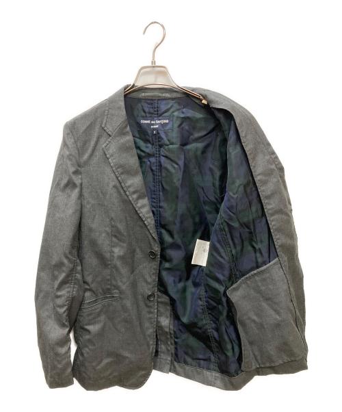 COMME des GARCONS HOMME（コムデギャルソン オム）COMME des GARCONS HOMME (コムデギャルソン オム) 製品縮絨テーラードジャケット ブラウン サイズ:Sの古着・服飾アイテム