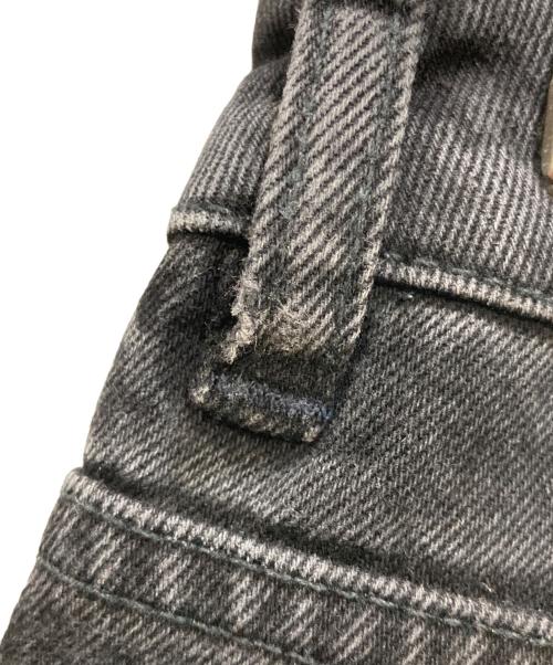 GANNI（ガニー）Ganni (ガニー) JOZEYワイドデニムパンツ ブラック サイズ:SIZE 63.5cm (W25・S)の古着・服飾アイテム