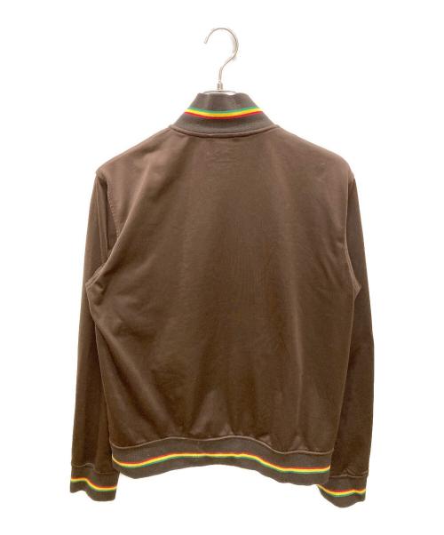 stussy（ステューシー）stussy (ステューシー) ロゴトラックジャケット ブラウン サイズ:Mの古着・服飾アイテム
