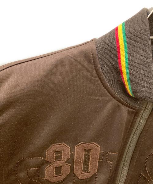 stussy（ステューシー）stussy (ステューシー) ロゴトラックジャケット ブラウン サイズ:Mの古着・服飾アイテム