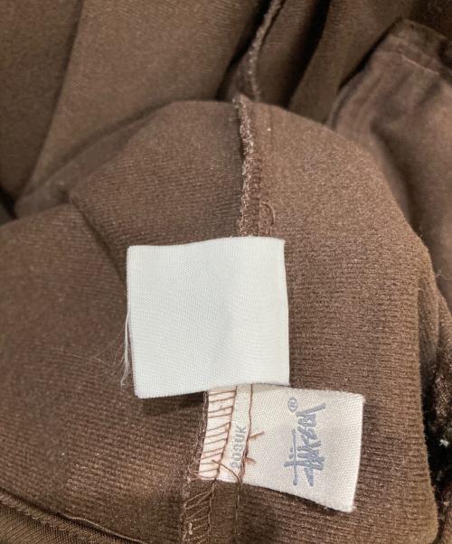 stussy（ステューシー）stussy (ステューシー) ロゴトラックジャケット ブラウン サイズ:Mの古着・服飾アイテム
