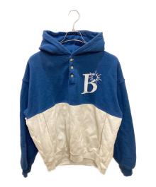 BoTT（ボット）の古着「2 Tone Pullover Hoodie」｜ネイビー×ホワイト