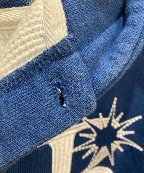 BoTT（ボット）BoTT (ボット) 2 Tone Pullover Hoodie ネイビー×ホワイト サイズ:Lの古着・服飾アイテム