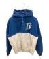 BoTT（ボット）の古着「2 Tone Pullover Hoodie」｜ネイビー×ホワイト