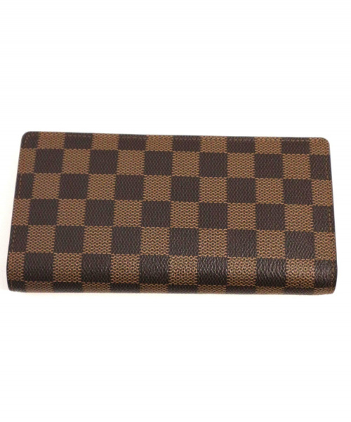 LOUIS VUITTON（ルイ ヴィトン）LOUIS VUITTON (ルイヴィトン) ポルトフォイユ・ブラザ ブラウン サイズ:- ダミエ N60017  RA0148の古着・服飾アイテム