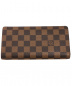 LOUIS VUITTON（ルイヴィトン）の古着「ポルトフォイユ・ブラザ」｜ブラウン