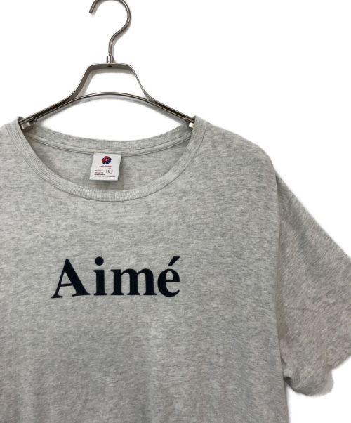 Aime Leon Dore（エメ レオン ドレ）Aime Leon Dore (エメレオンドレ) ロゴTシャツ グレー サイズ:Lの古着・服飾アイテム